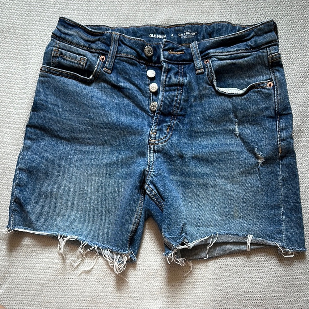 Old Navy Distressed Blue Jean Shorts